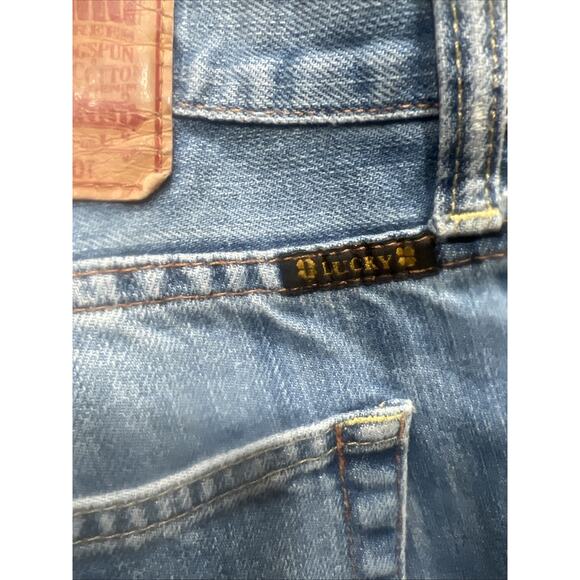Vintage 90s Lucky Brand Jeans by Gene Montesano Short Inseam Mens Size 38 - Picture 7 of 14